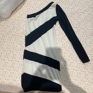 One shoulder mini dress